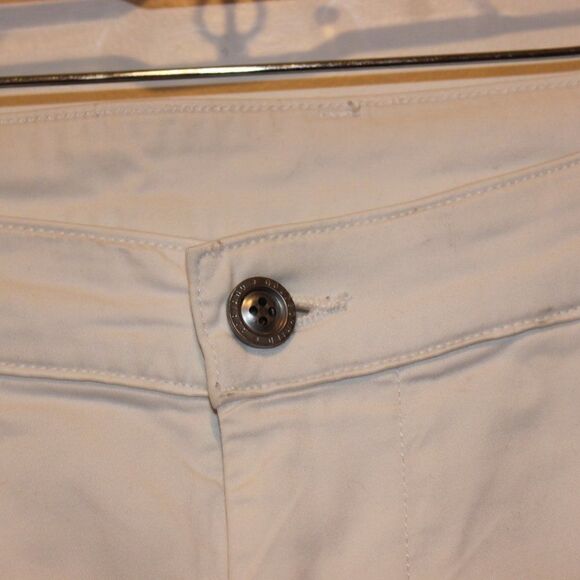 Ag Adriano Goldschmied White High Rise Chino Shorts Men's Size 36R - Picture 4 of 12